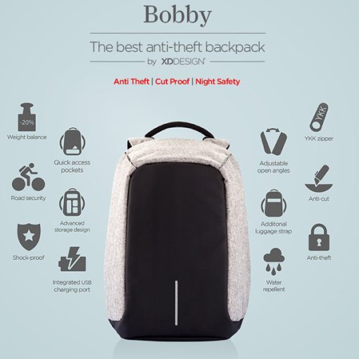 BOBBY BACKPACK FEATURES