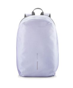 Bobby Soft, anti-theft backpack Lavender grey -אקסדי דיזיין, תיק מעוצב נגד גניבות, תיק בובי סופט, תיק מתרחב, תיק בצבע סגול לילך