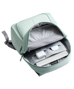 XD DESIGN Soft Daypack, mint - תיק גב בצבע מנטה אקסדי דיזיין, תיק גב עשוי מחומרים ממוחזרים, תיק גב בצבע מנטה, תיק גב מרופד, תיק גב ליומיום, תיק גב לסטודנטים, תיק גב למחשב נייד, תיק גב מעוצב בצבע מנטה, תיק גב עם המון תאים, סוואג לעסקים