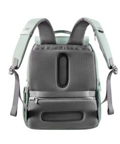 XD DESIGN Soft Daypack, mint - תיק גב בצבע מנטה אקסדי דיזיין, תיק גב עשוי מחומרים ממוחזרים, תיק גב בצבע מנטה, תיק גב מרופד, תיק גב ליומיום, תיק גב לסטודנטים, תיק גב למחשב נייד, תיק גב מעוצב בצבע מנטה, תיק גב עם המון תאים, סוואג לעסקים