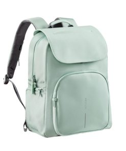 XD DESIGN Soft Daypack, mint - תיק גב בצבע מנטה אקסדי דיזיין, תיק גב עשוי מחומרים ממוחזרים, תיק גב בצבע מנטה, תיק גב מרופד, תיק גב ליומיום, תיק גב לסטודנטים, תיק גב למחשב נייד, תיק גב מעוצב בצבע מנטה, תיק גב עם המון תאים, סוואג לעסקים