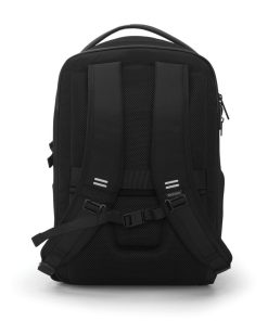 Bizz Backpack - Black תיק גב XD DESIGN, תיק גב מעוצב, תיק גב שחור,תיק גב למחשב נייד, תיק גב שחור ללפטופ, תיק גב גדול, תיק גב שחור אלגנט, תיק גב עשוי חומרים ממוחזרים, מתנה ממותגת לעובדים, סוואג לעסקים, תיק גב לעובדים